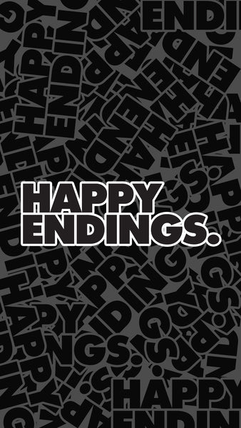 Happy Endings Diecut Sticker