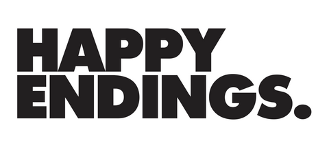 Happy Endings Diecut Sticker