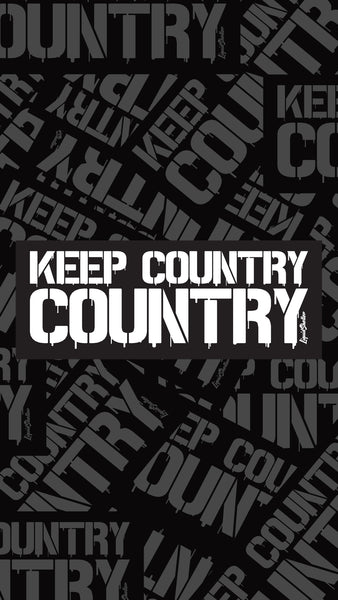 "Keep Country Country" Drip Sticker
