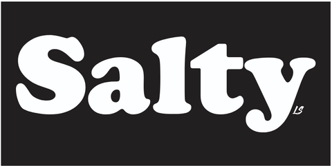 Salty Screen Printed Sticker