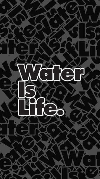 Water Is Life Diecut Sticker