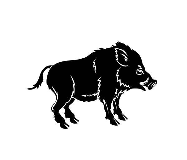Boar Diecut Sticker