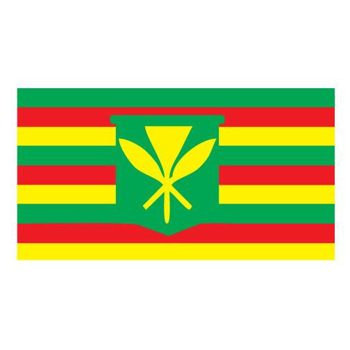 +Maoli Flag 4" Sticker