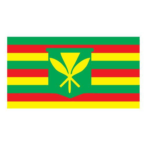 +Maoli Flag 4" Sticker
