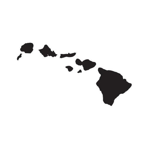 Hawaiian Island Chain 12" Diecut Sticker