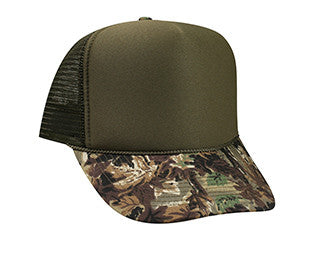 49-1126 - Camo Curve Visor Otto Blank