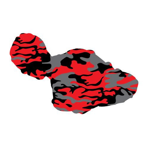 Camo Maui 6" Diecut Sticker