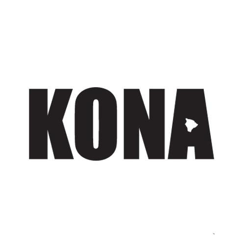 Kona Diecut Sticker