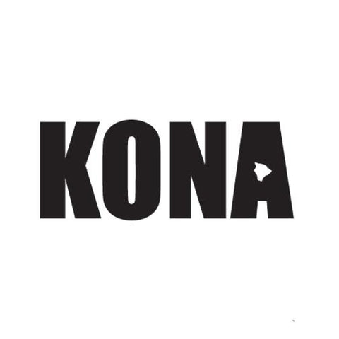 Kona Diecut Sticker