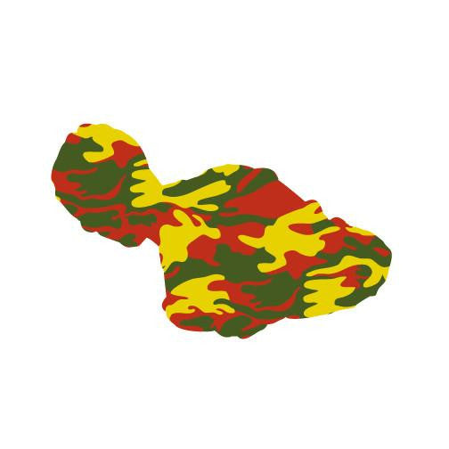 Camo Maui 4" Diecut Sticker