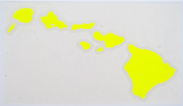 Hawaiian Island Chain 12" Diecut Sticker