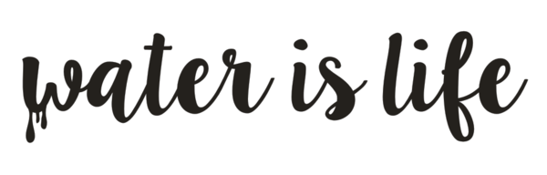 *Water is Life Stella Diecut Sticker