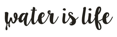 *Water is Life Stella Diecut Sticker
