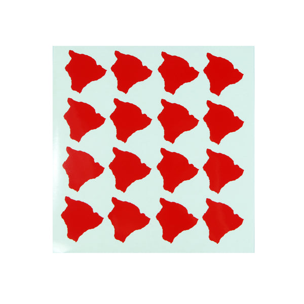 Big Island 1" Diecut Sticker Card