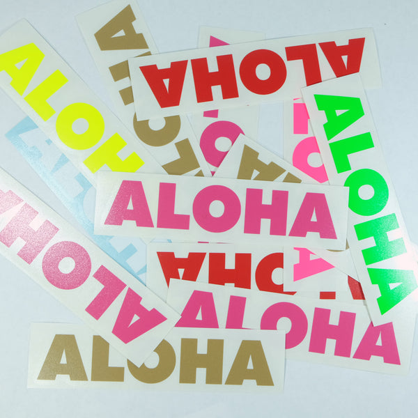 Aloha Future Diecut Sticker
