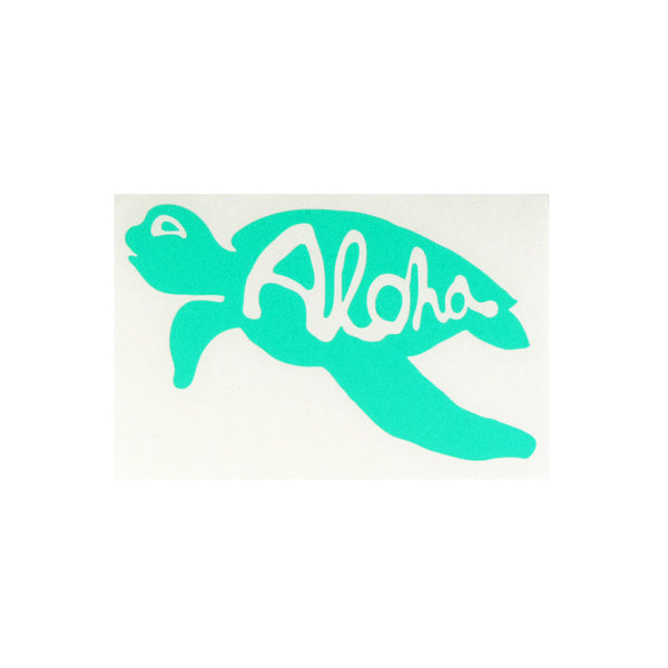 +Lazy Honu Aloha Diecut Sticker