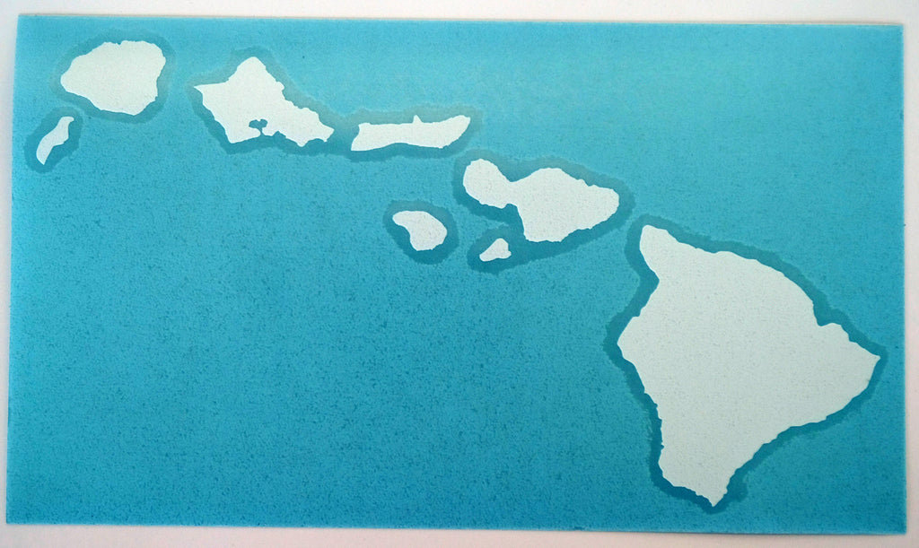 Hawaiian Island Chain 6" Diecut Sticker