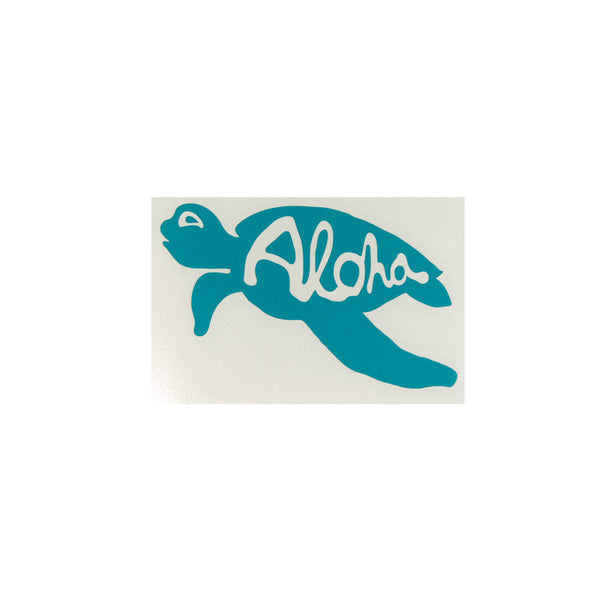 +Lazy Honu Aloha Diecut Sticker