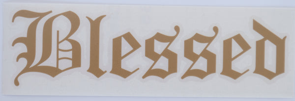 Blessed Old E Diecut Sticker