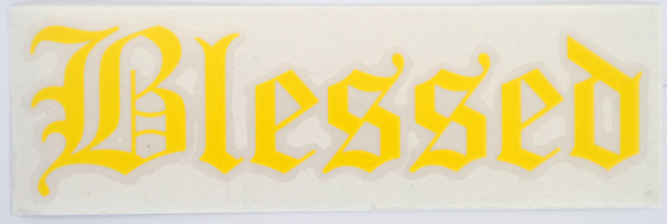 Blessed Old E Diecut Sticker