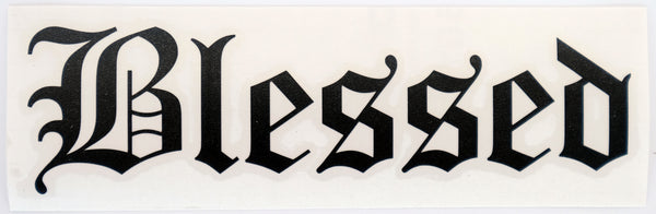 Blessed Old E Diecut Sticker