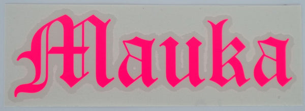 Mauka Old E Diecut Sticker
