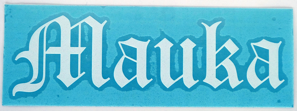 Mauka Old E Diecut Sticker
