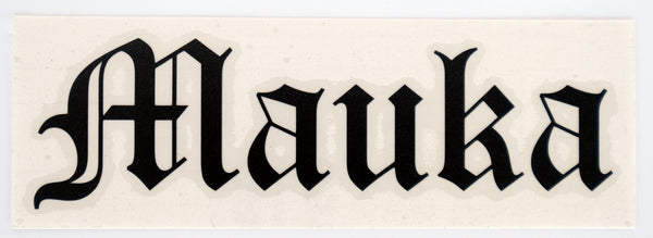 Mauka Old E Diecut Sticker