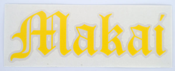 +Makai Old E Diecut Sticker