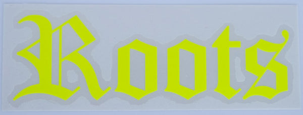 +Roots Old E Diecut Sticker