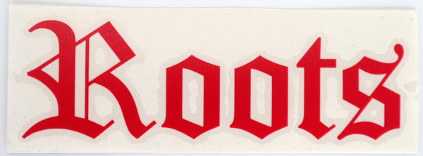 +Roots Old E Diecut Sticker
