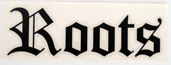 +Roots Old E Diecut Sticker