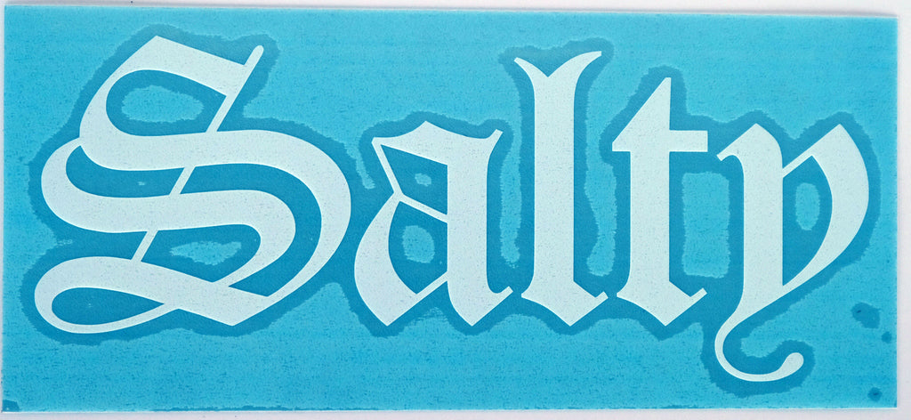 Salty Old E Diecut Sticker