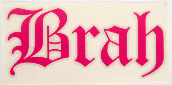 Brah Old E Diecut Sticker