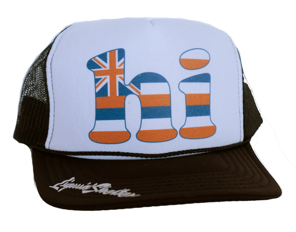 *hi Hawaii Flag Trucker