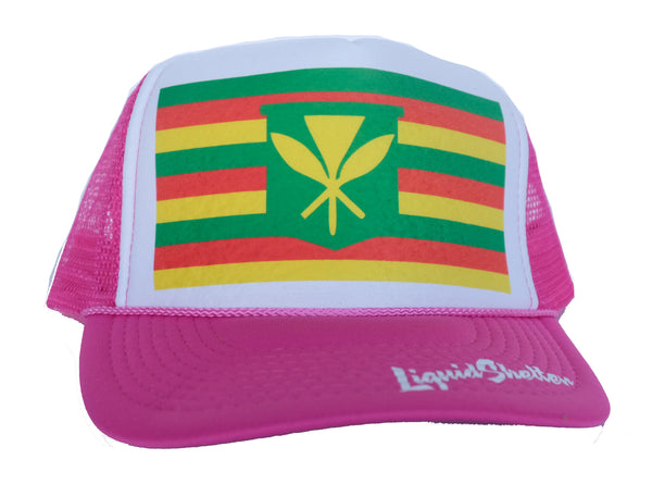 +Maoli Flag Trucker By Liquid Shelter
