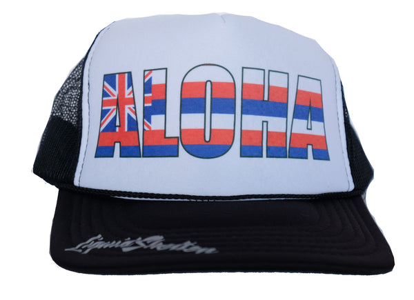 Hawaii Flag Aloha Impact - Trucker