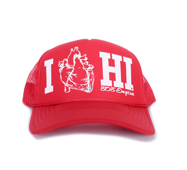 +Hi Love Trucker Hat by 808 Empire