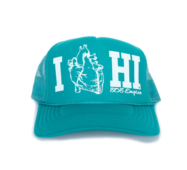 +Hi Love Trucker Hat by 808 Empire
