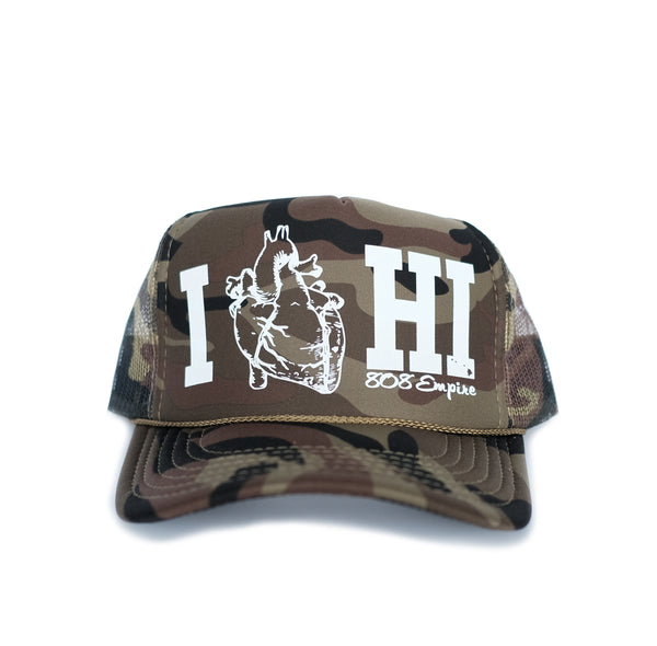 +Hi Love Trucker Hat by 808 Empire