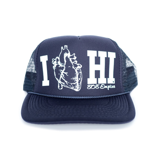+Hi Love Trucker Hat by 808 Empire