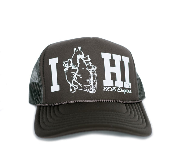 +Hi Love Trucker Hat by 808 Empire