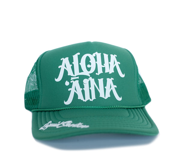 Aloha Aina Trucker Hat By Liquid Shelter