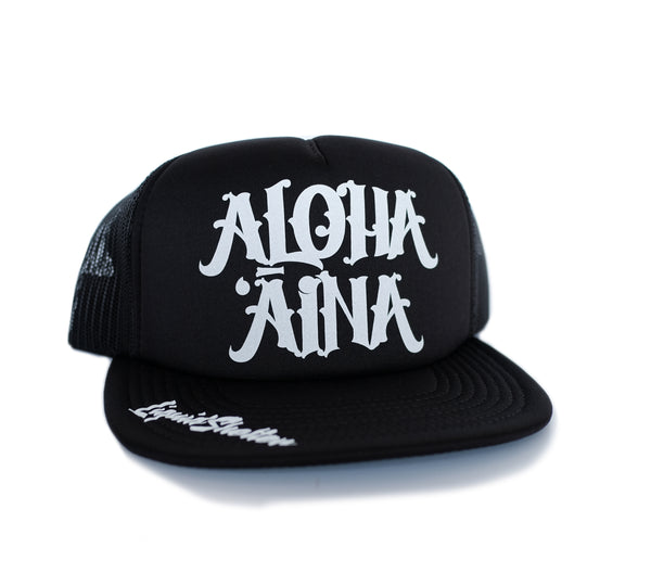 Aloha Aina Trucker Hat By Liquid Shelter