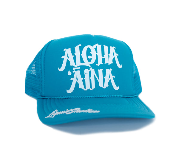 Aloha Aina Trucker Hat By Liquid Shelter
