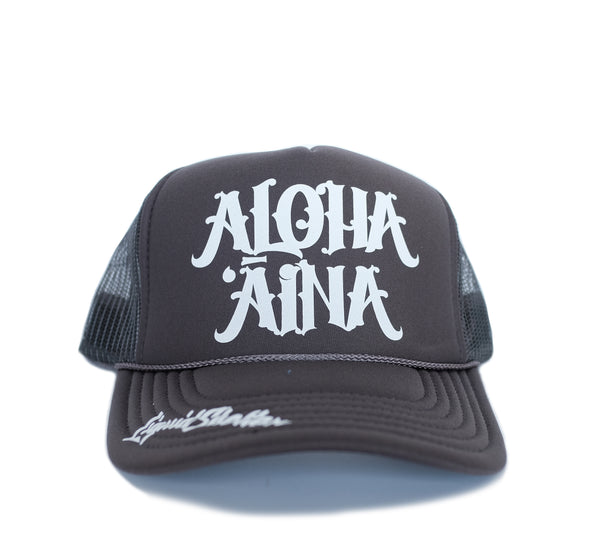 Aloha Aina Trucker Hat By Liquid Shelter
