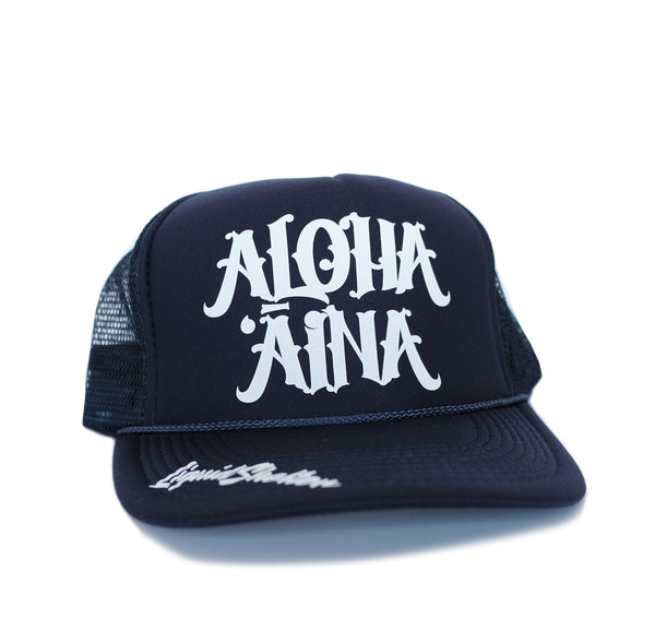 Aloha Aina Trucker Hat By Liquid Shelter