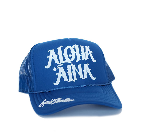 Aloha Aina Trucker Hat By Liquid Shelter