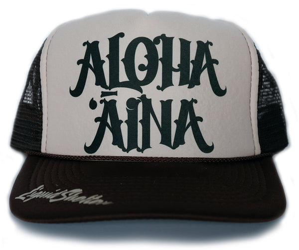 Aloha Aina Trucker Hat By Liquid Shelter