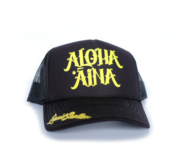 Aloha Aina Trucker Hat By Liquid Shelter
